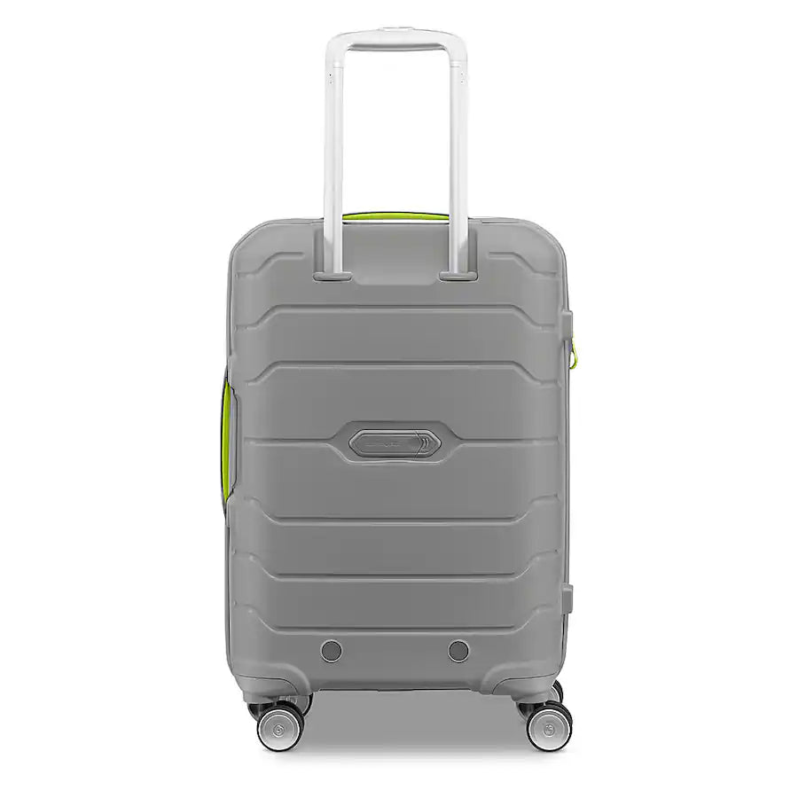Samsonite - Freeform 21" Expandable Spinner Suitcase - White/Grey