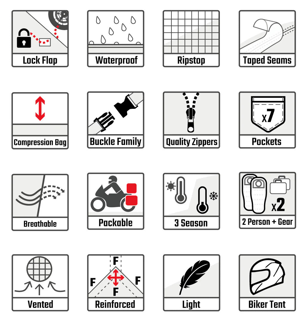 Adventure Motorcycle Tent