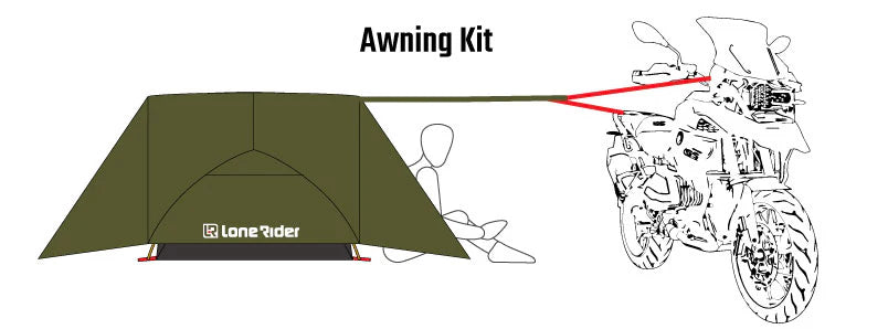 Adventure Motorcycle Tent