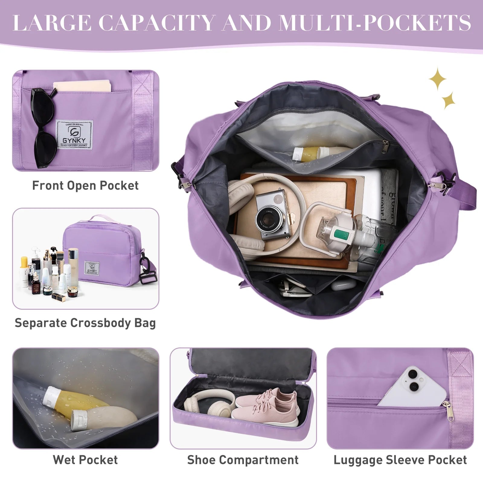 Travel Duffle Bag Set 2 Pack