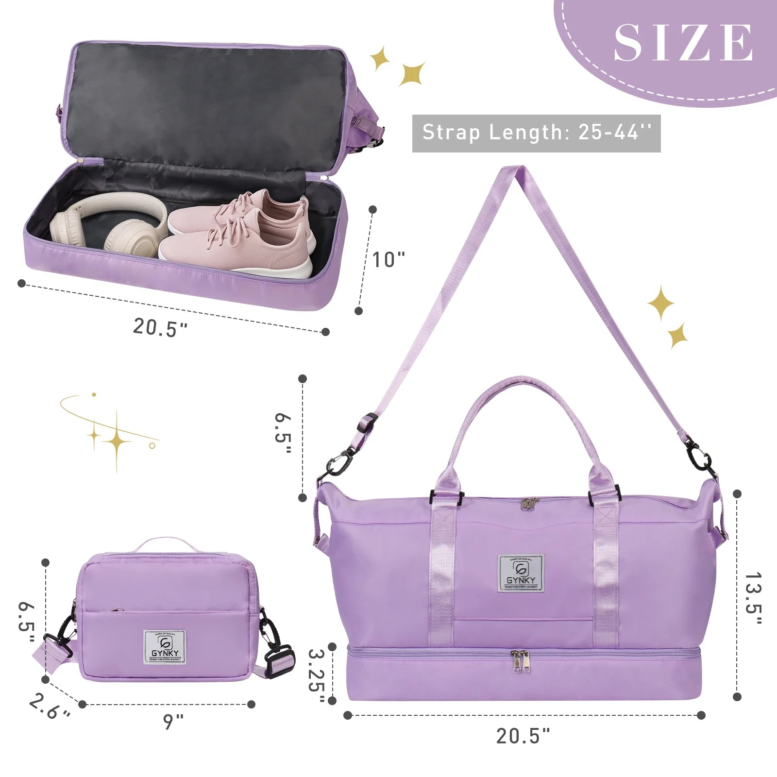 Travel Duffle Bag Set 2 Pack