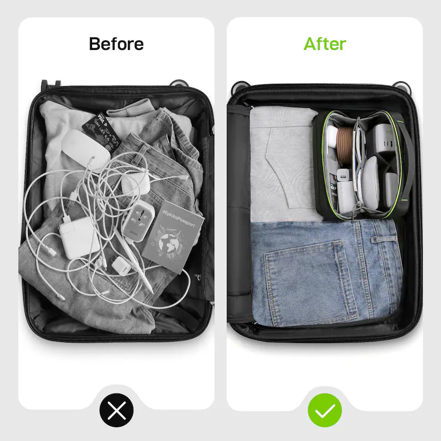 Electronics Organizer Travel Case