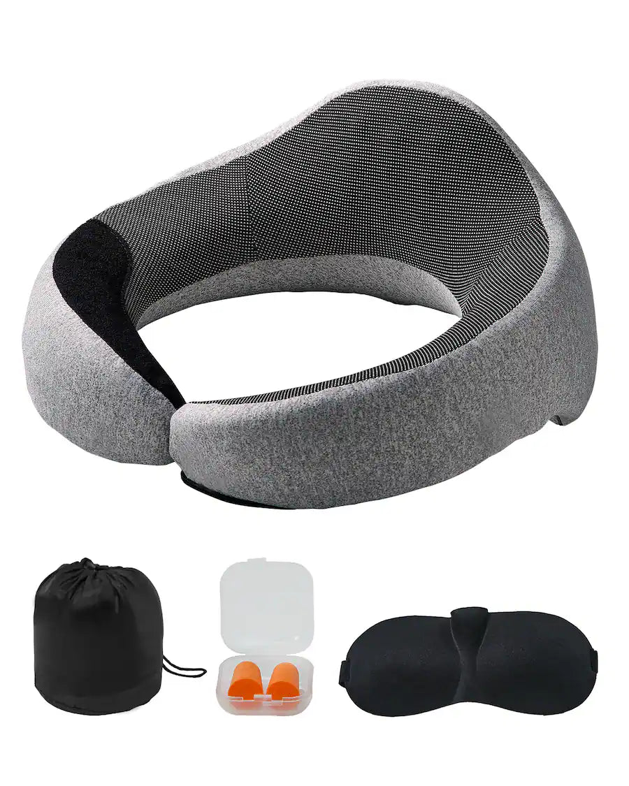 Travel Pillow Double-Layered 3D Support Neck Pillow