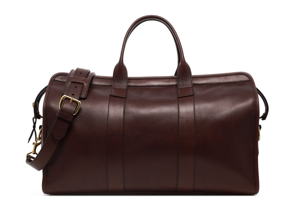 Leather Signature Travel Duffle