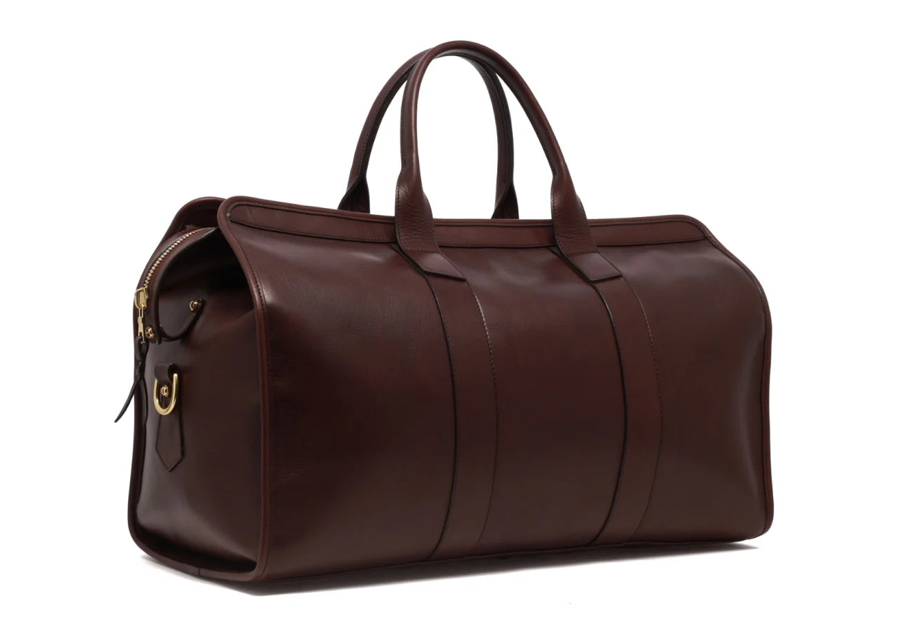 Leather Signature Travel Duffle