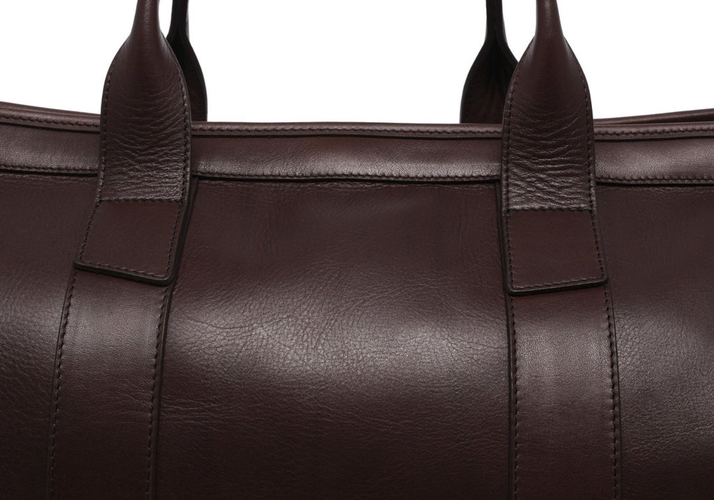 Leather Signature Travel Duffle
