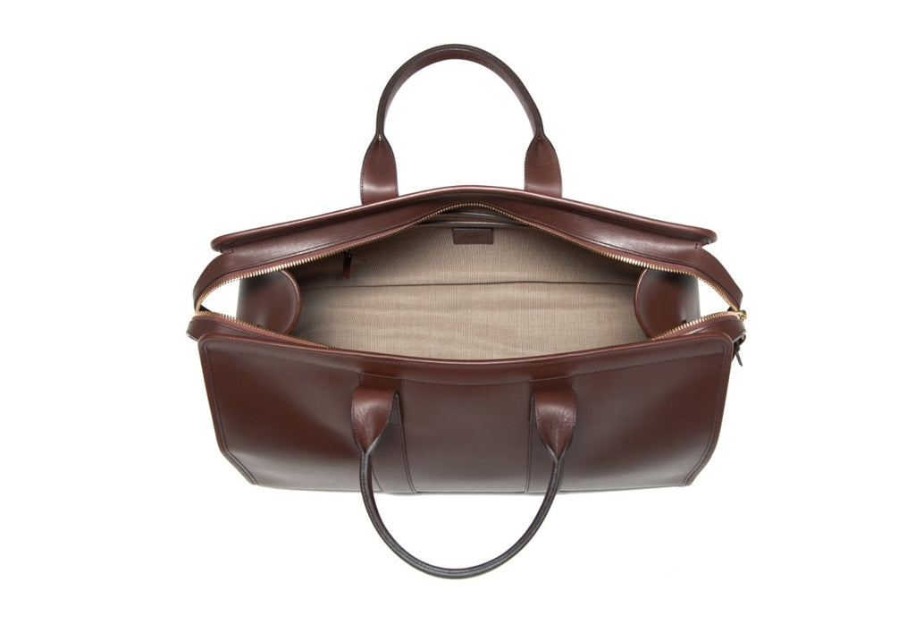 Leather Signature Travel Duffle